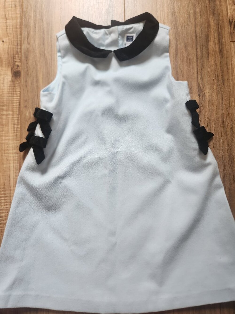 Janie and jack dress with velvet bows